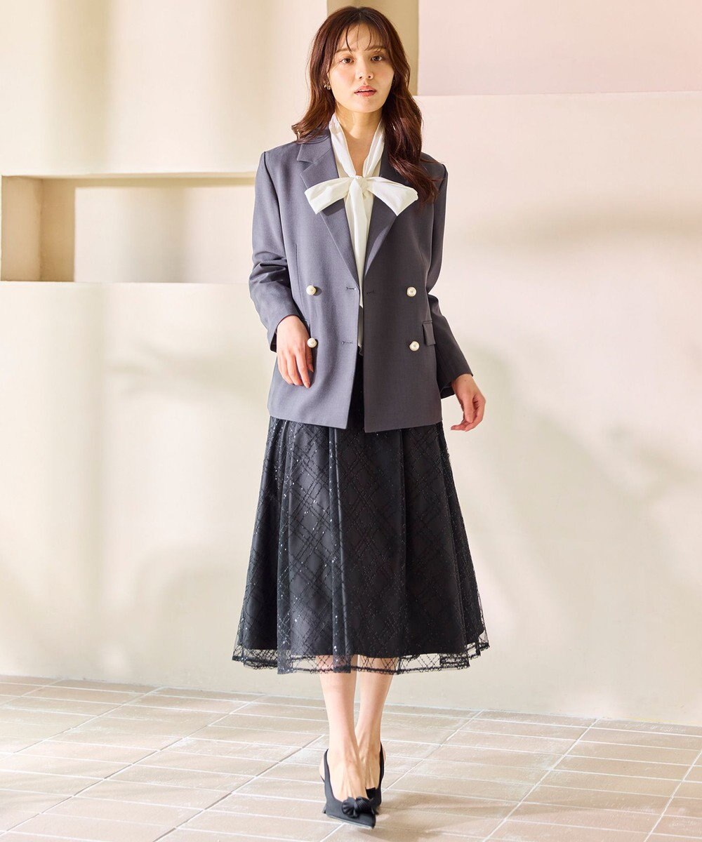 Feroux 【先行予約】パール釦テーラード ジャケット 