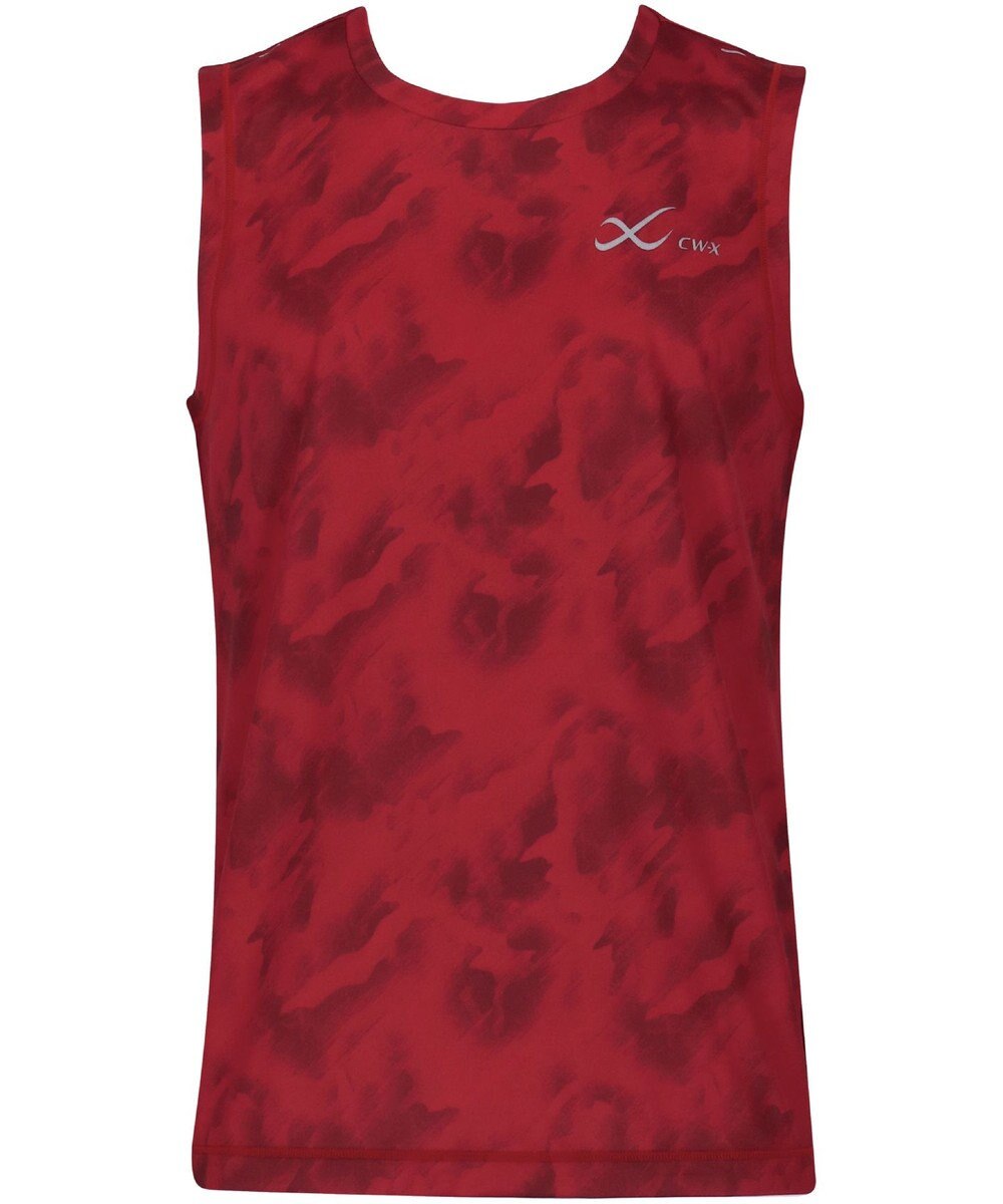 CW-X 【MEN】 CW-X トップス 【薄軽ランニングシャツ】 ノースリーブ タンクトップ Ｕネック 吸汗速乾性(本体) メンズ DLO150 /ワコール 
