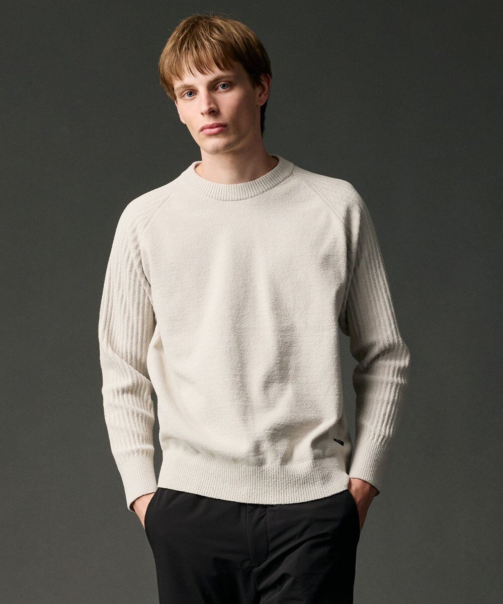 JOSEPH ABBOUD MOUNTAIN 【軽量/ソフト】ニットフリース プルオーバー ニット 