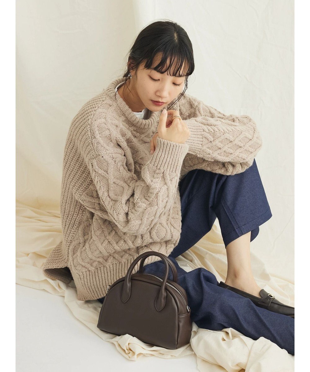 CRAFT STANDARD BOUTIQUE ブラッシングケーブルニット 