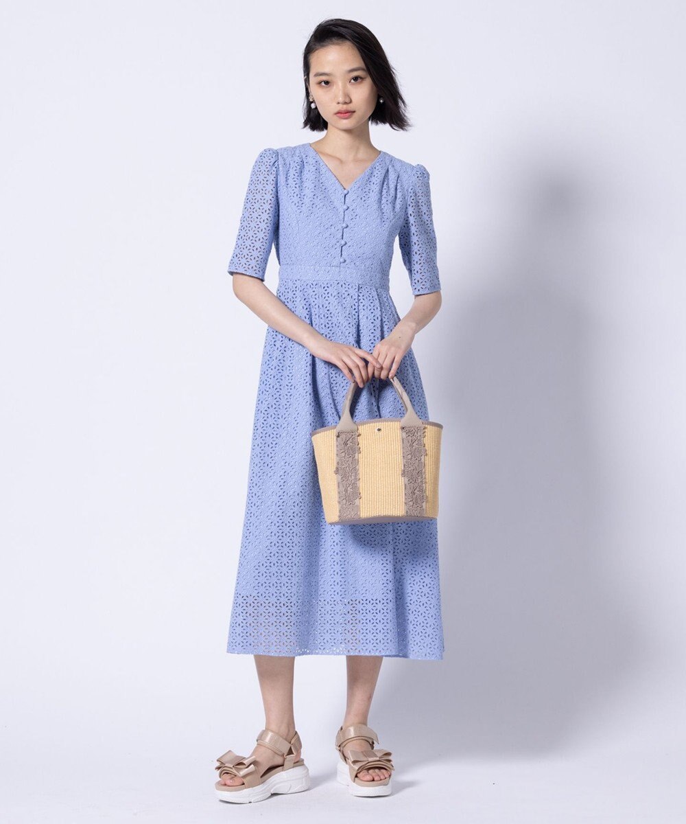 TOCCA TOUCH of LACE BASKET かごバッグ 