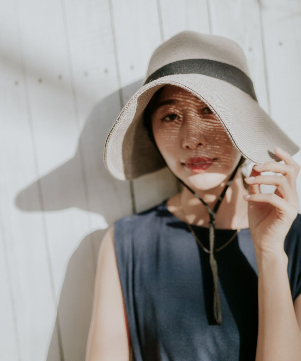 MOONBAT 【遮光98%以上/UPF50＋/UVカット】洗えるペーパーブレード前後差クロッシェ 手洗いOK/サイズ調整可能/抗菌防臭加工 