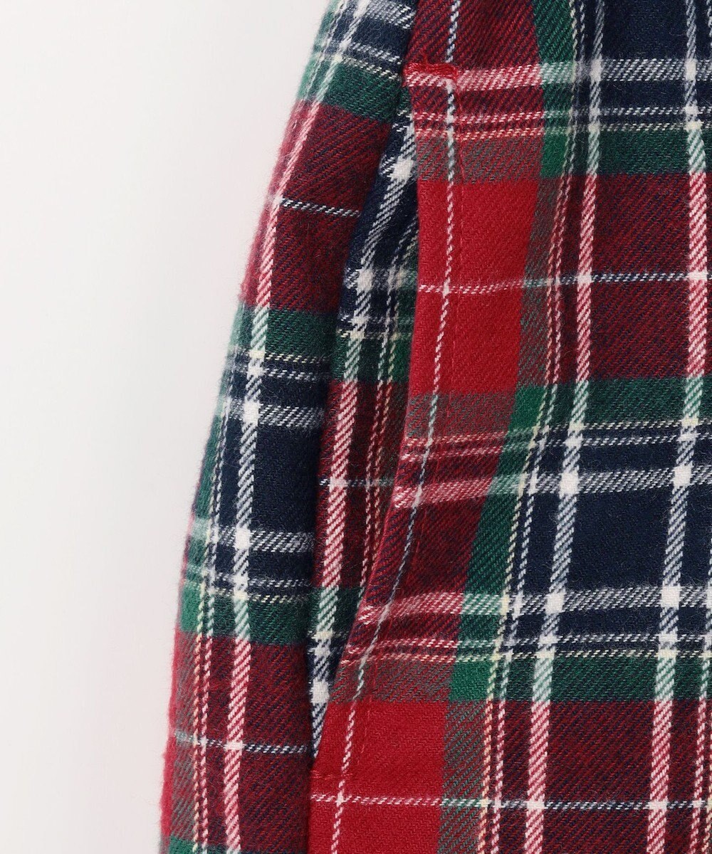 ANY KIDS チェック柄 ドッキング ワンピース 