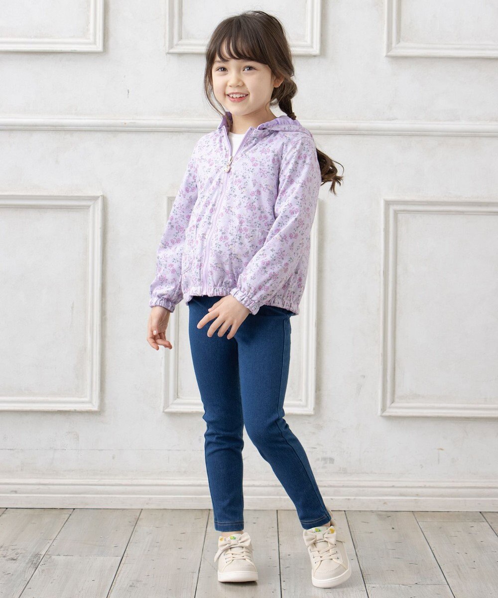 ANY KIDS フード取り外し リバーシブル ブルゾン 