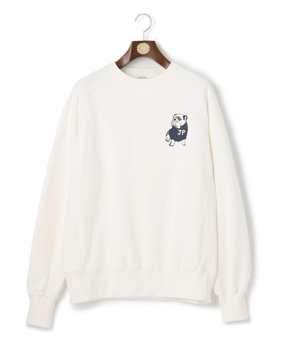 J.PRESS MEN 【Pennant Label】Sweatshirt / Bulldog ホワイト系