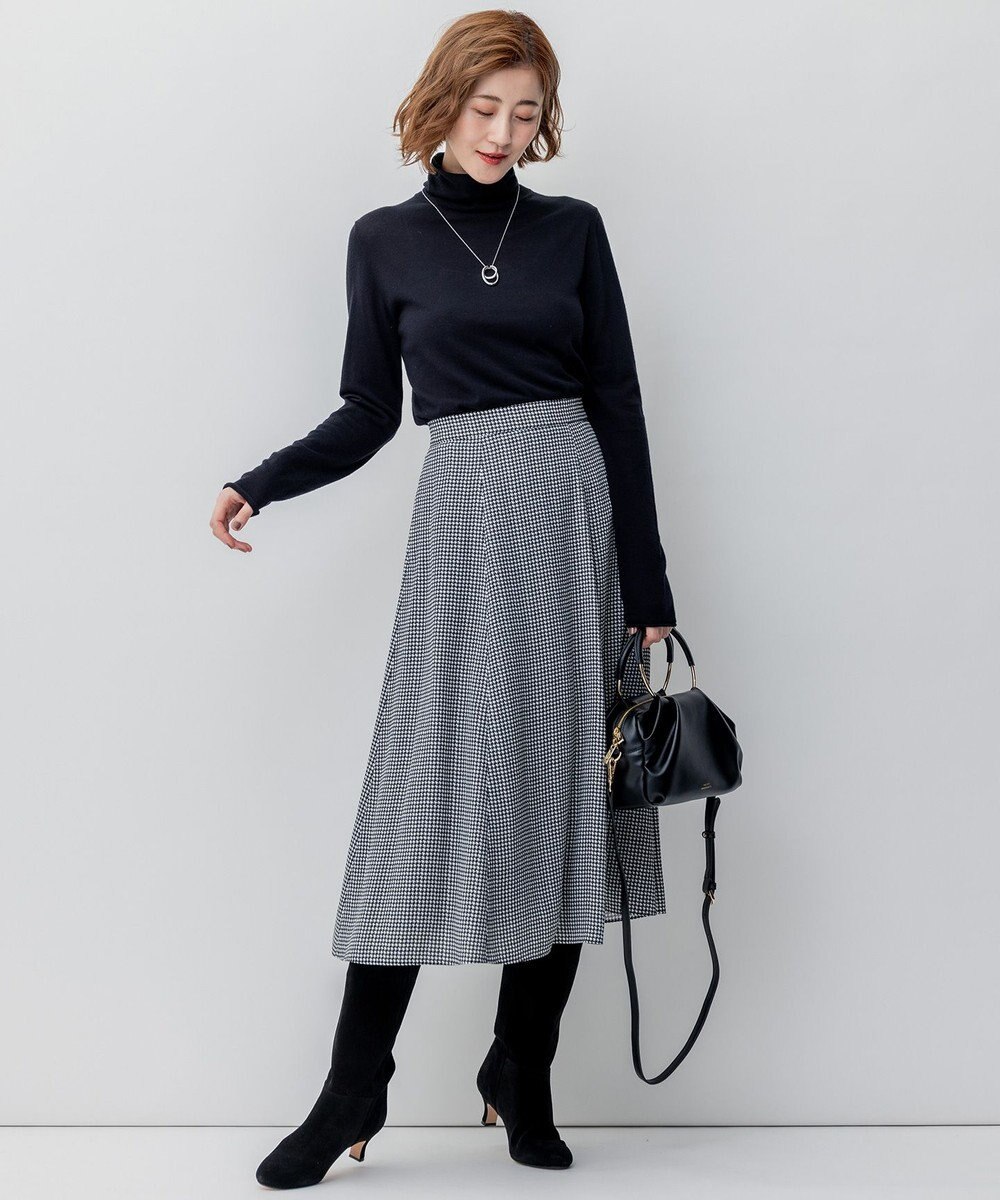 23区 【洗える】スムージーコットン シアー ニット 