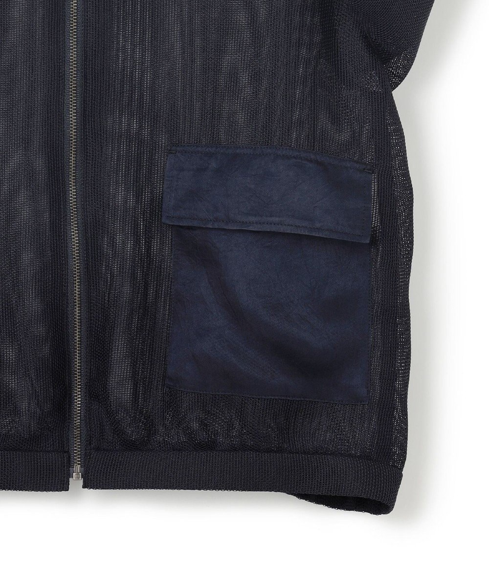 ICB L 【洗える】Ta/Peメッシュ ブルゾン 