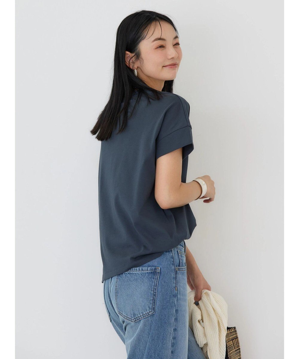 AMERICAN HOLIC 接触冷感ショートスリーブカットプルオーバー 