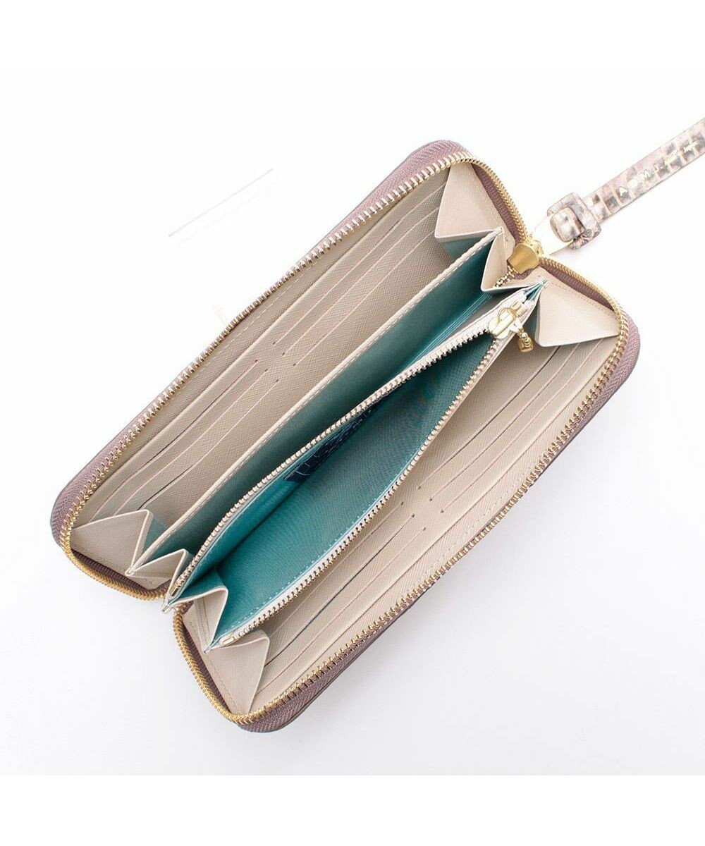 A.D.M.J. 【スネークレザー】ラウンドウォレット 