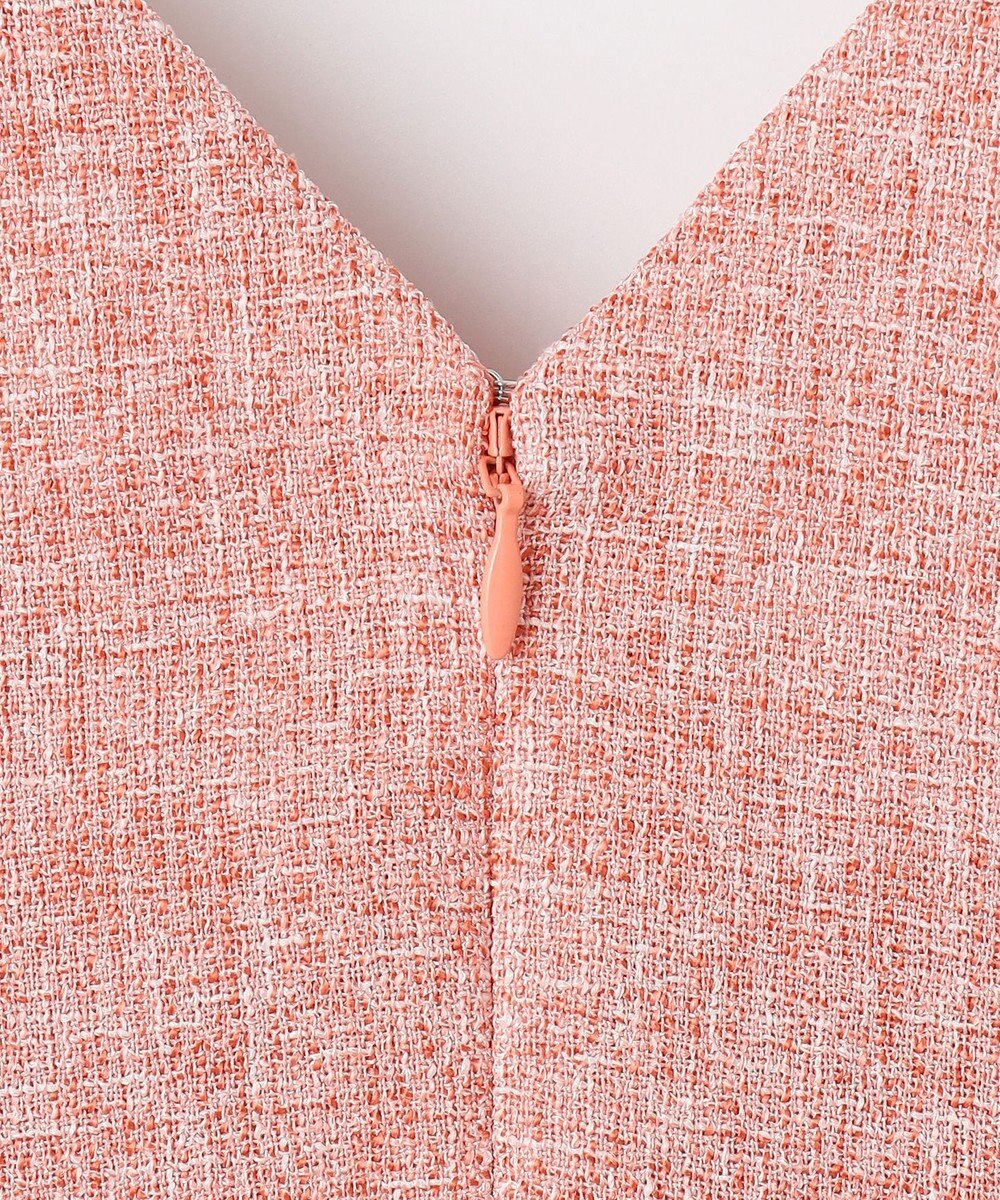 Feroux 【洗える】春ツイード ジャンパースカート 