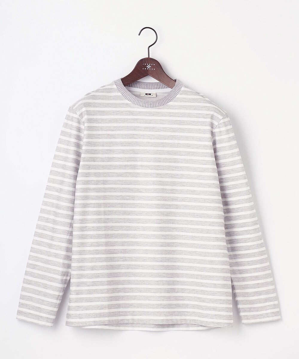 JOSEPH ABBOUD 【オーガニックコットン使用】インレーボーダー Tシャツ 