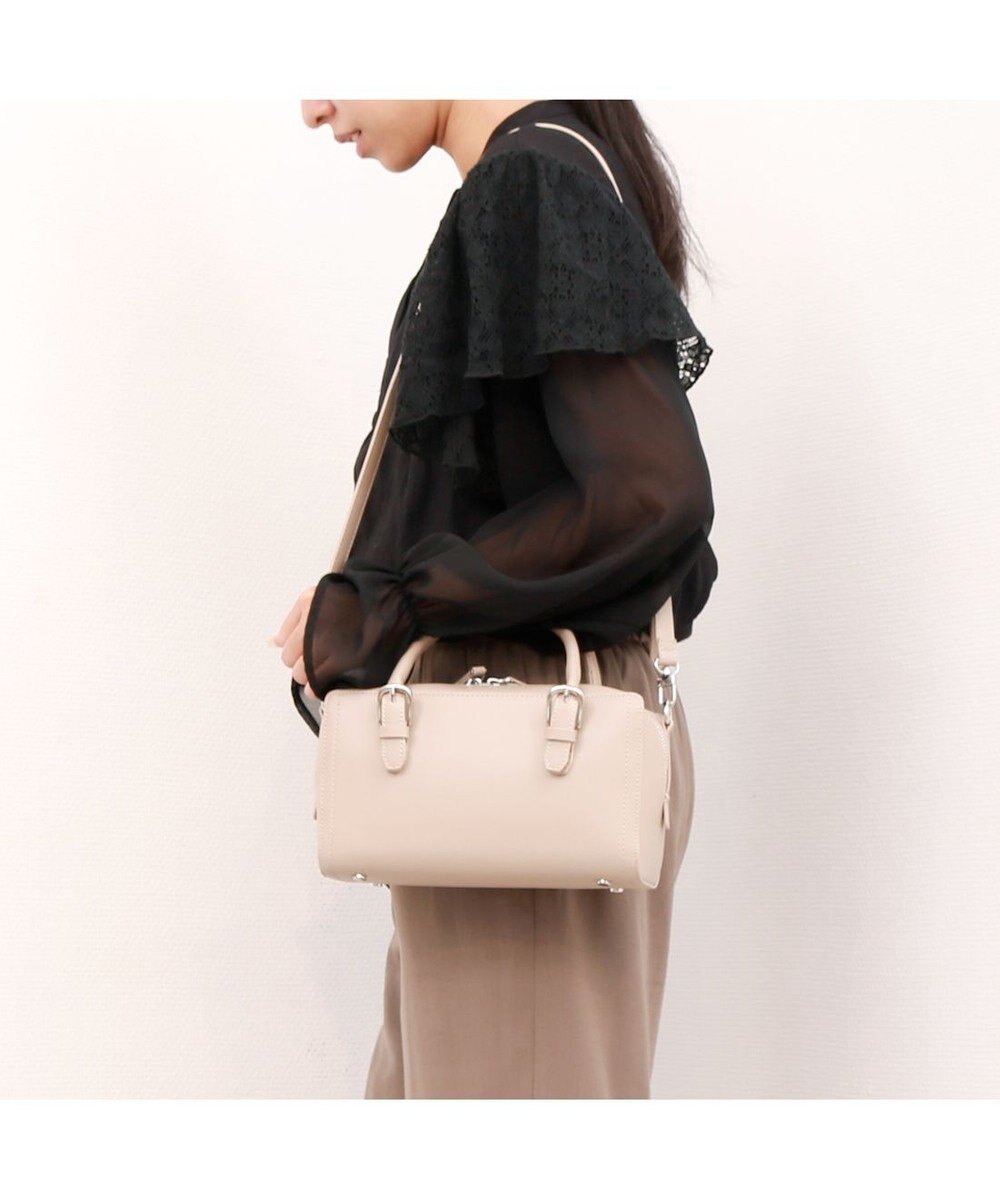 UNBILLION 【テレビ ドラマ着用アイテム】カシュカシュ cachecache / ベルトディテール横長ボストンバッグ 