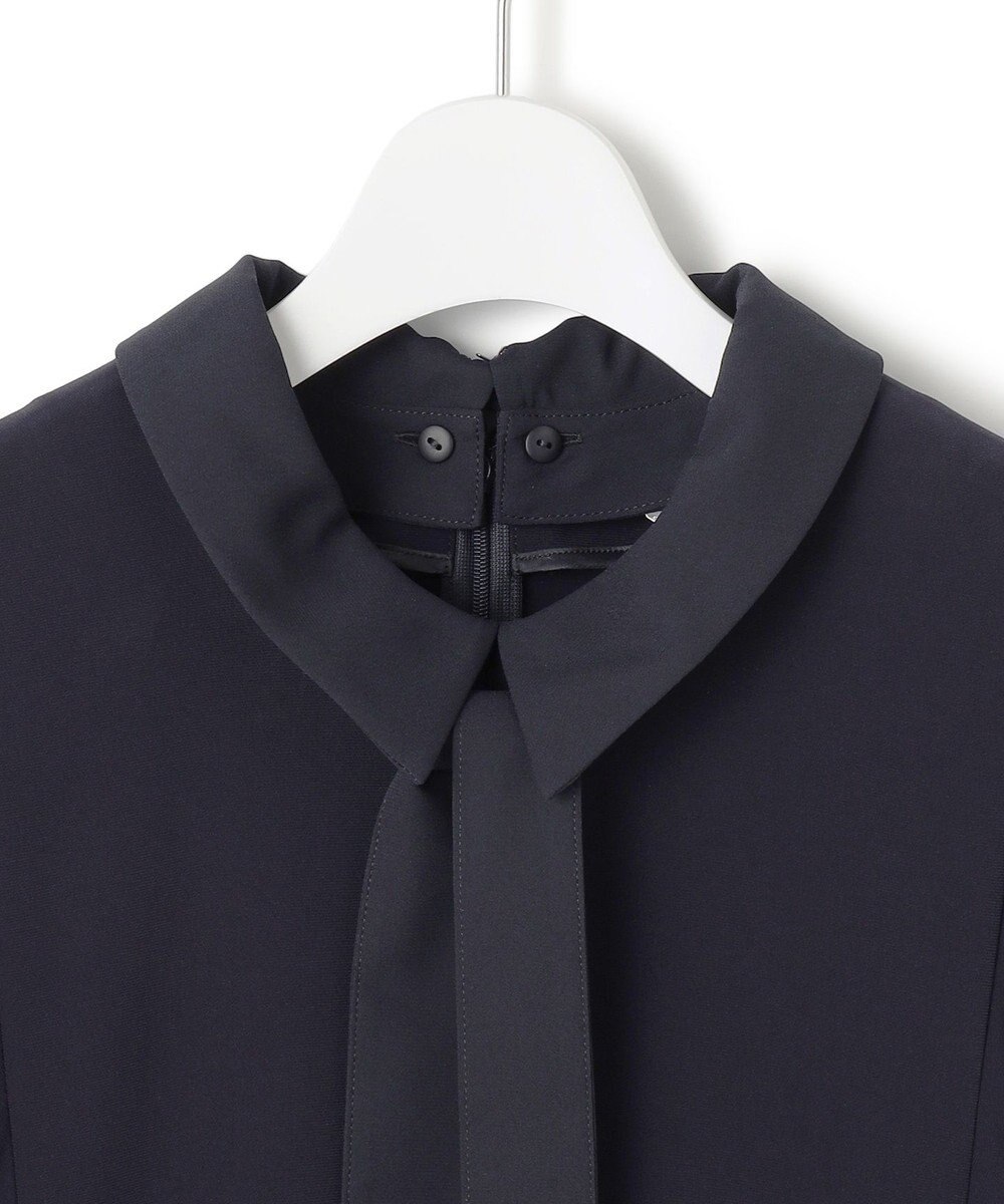 23区 【VERYコラボ】トリアセダブルジョーゼット つけ襟 ボウタイワンピース 