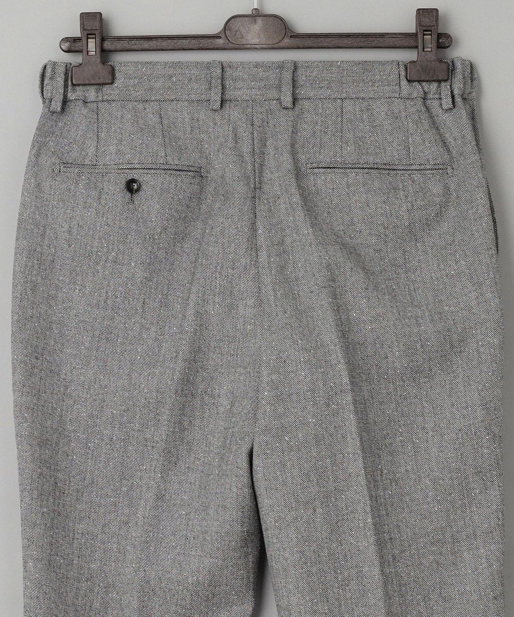 GOTAIRIKU 【AIRY MOVE / セットアップ対応】ウールシルクネップ セットアップパンツ 