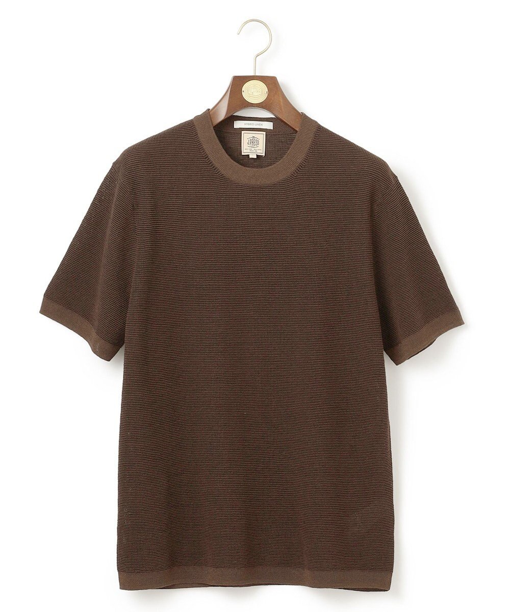 J.PRESS MEN 【ビジネスインナー推奨】【HYBRID LINEN】ニットTシャツ 