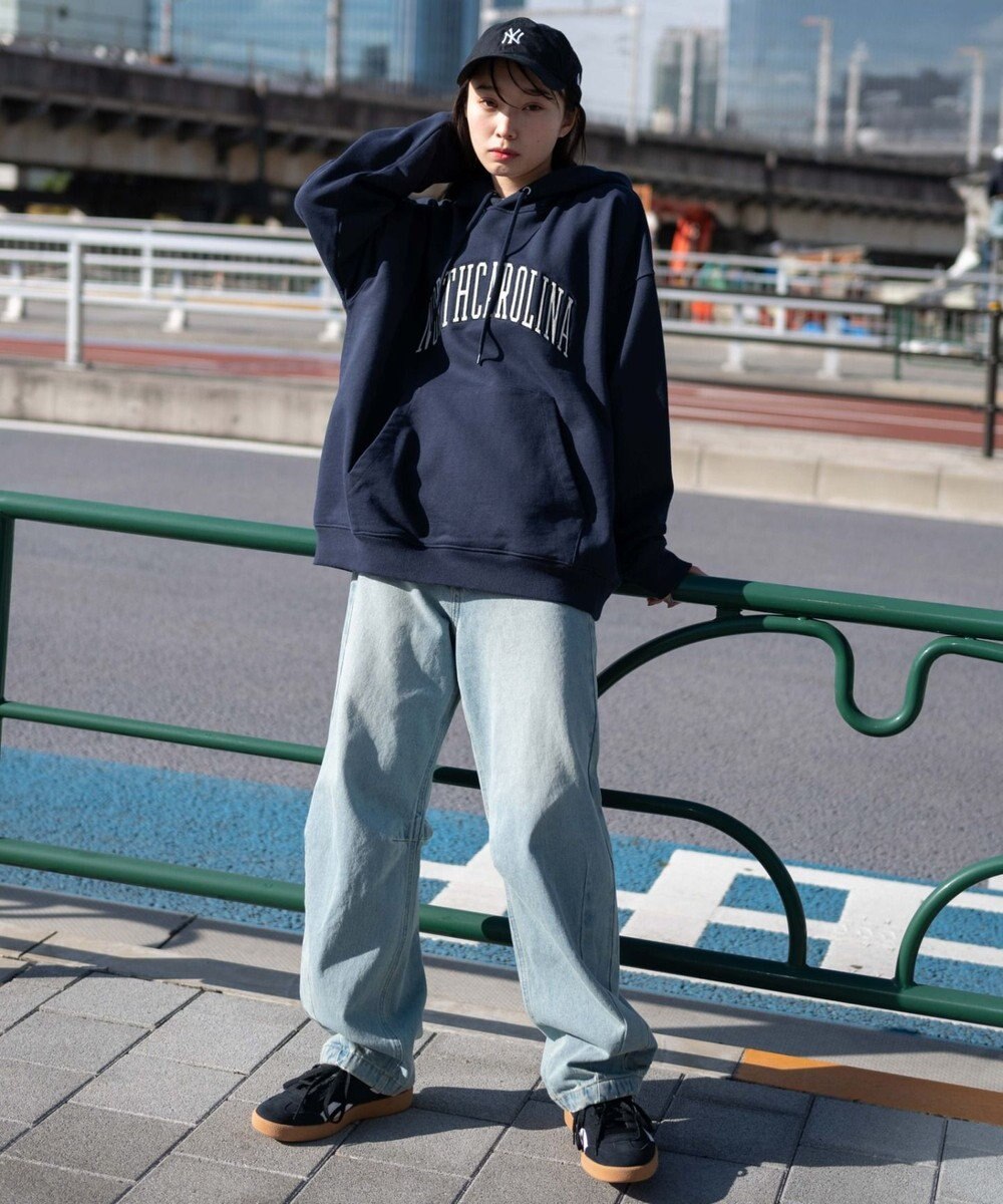 WEGO 【ユニセックス着用ITEM】ワッペンロゴパーカー 