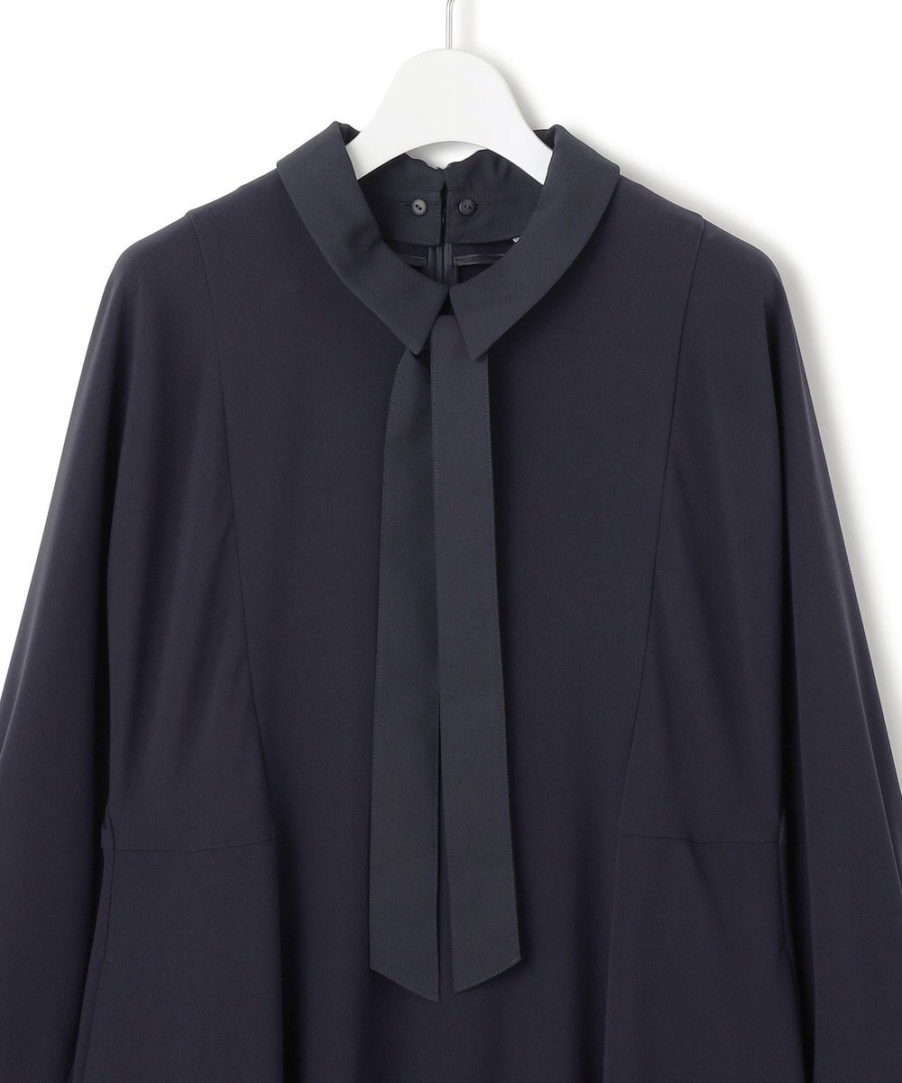 23区 【VERYコラボ】トリアセダブルジョーゼット つけ襟 ボウタイワンピース 