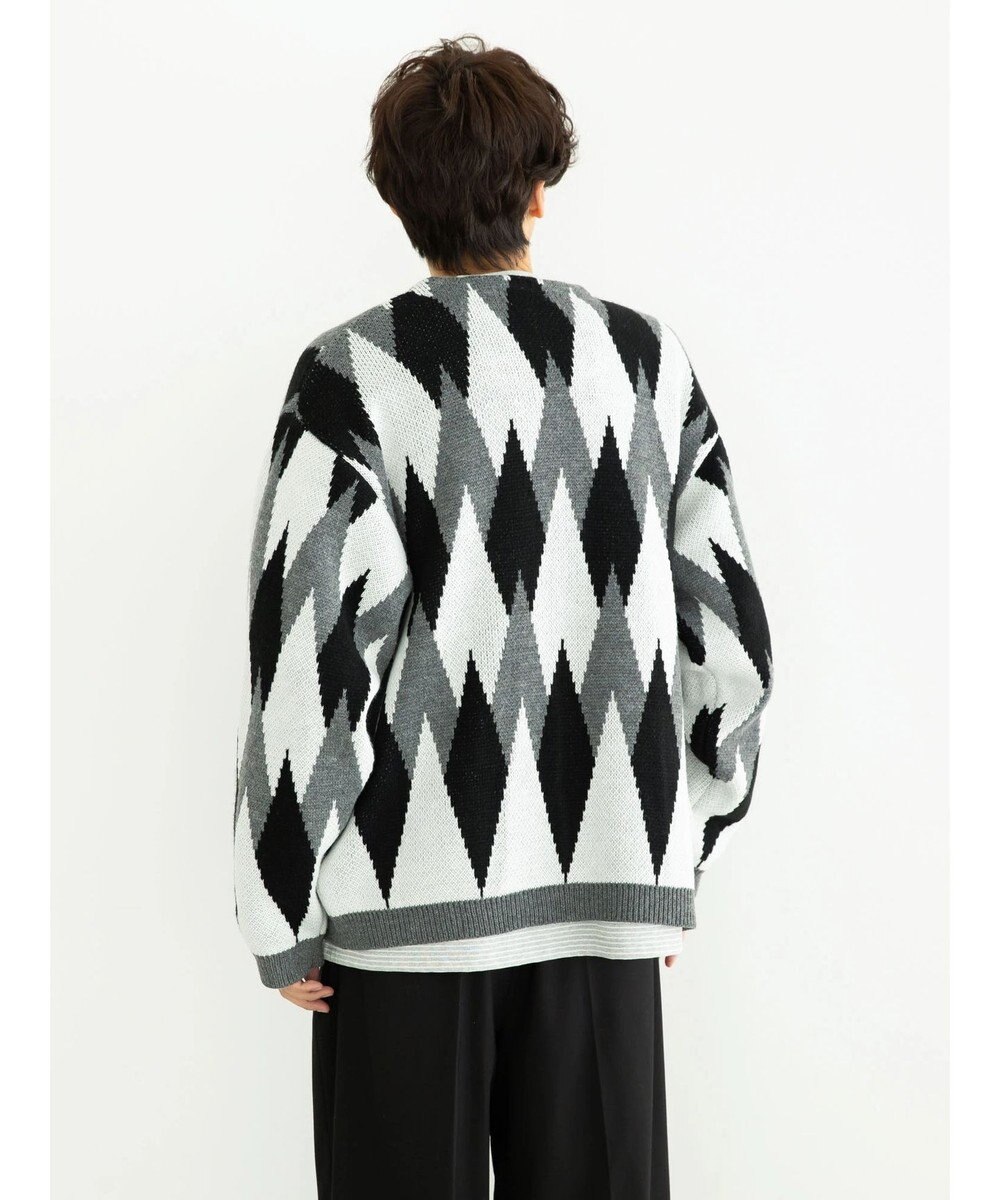 CRAFT STANDARD BOUTIQUE 【男女兼用】アーガイル柄カーディガン2 