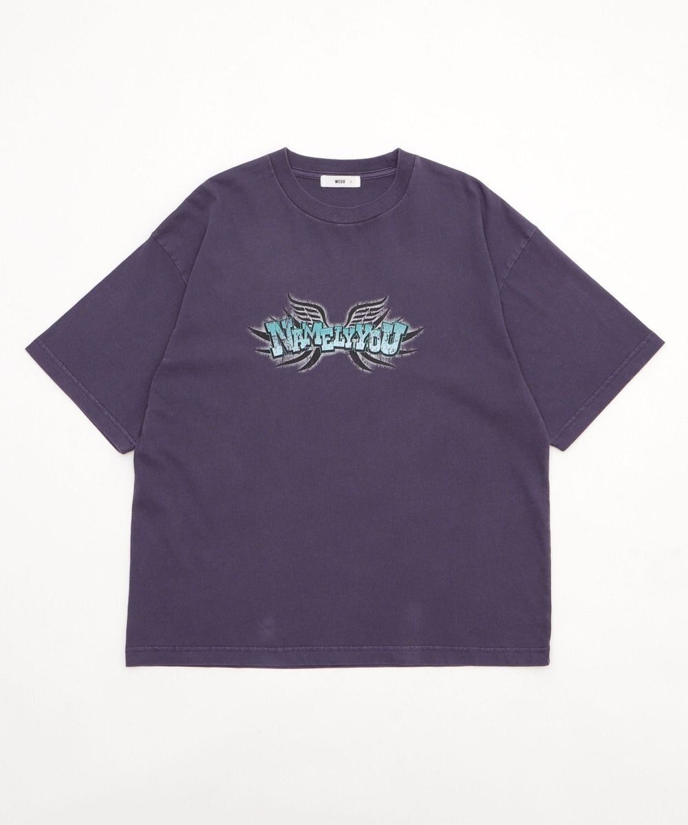 WEGO 【ユニセックス着用ITEM/MLサイズ展開】コンパクトフィットピグメントグラフィックT（SS） 