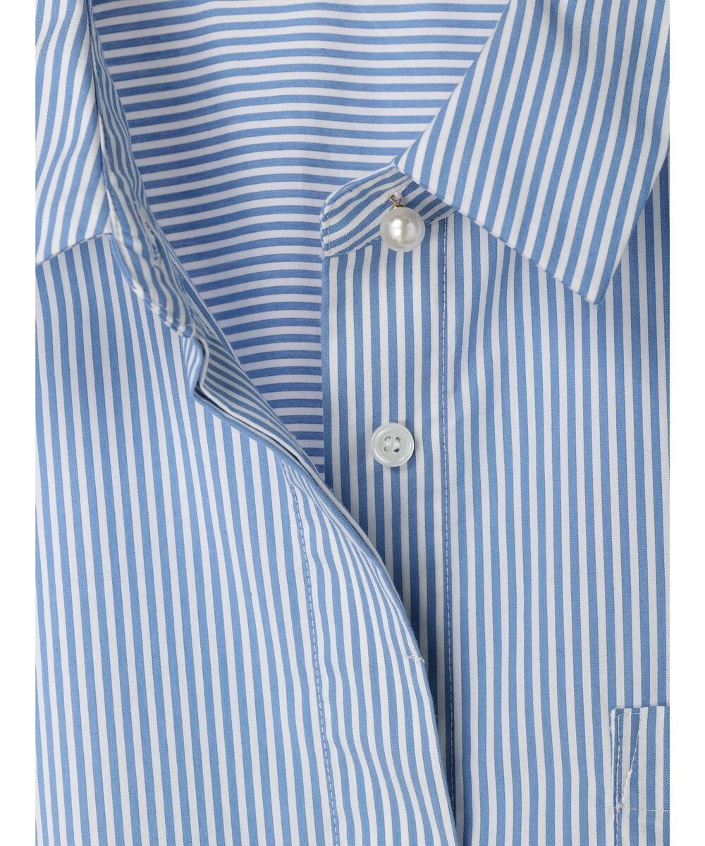 earth music&ecology パールボタンシャツ 