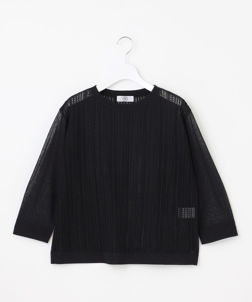 J.PRESS LADIES L 【WEB限定カラーあり・洗える】Vis/Peスパーク シアー ニット 