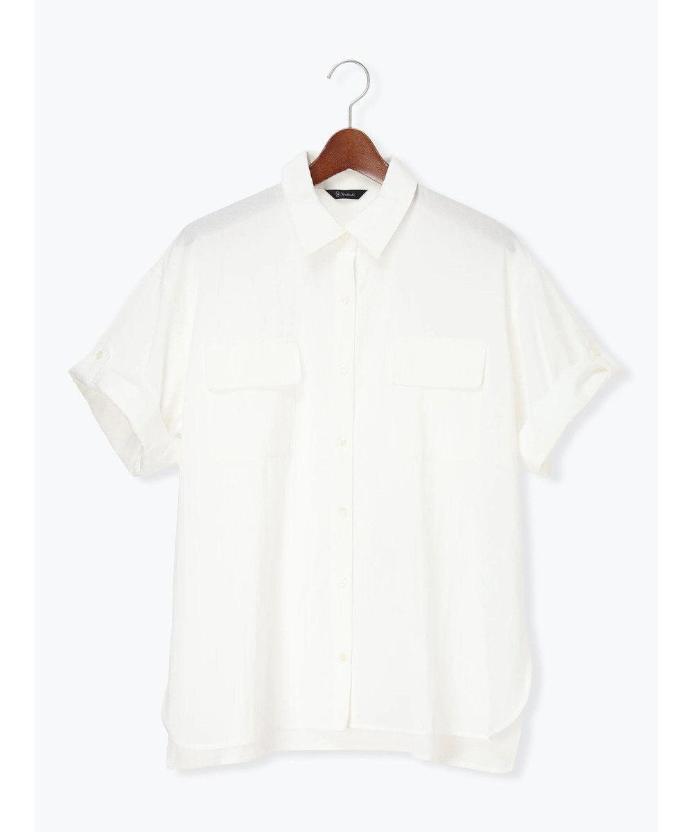 Te chichi Wポケット5分袖オーバーシャツ《2026 SUMMER LOOK item》 