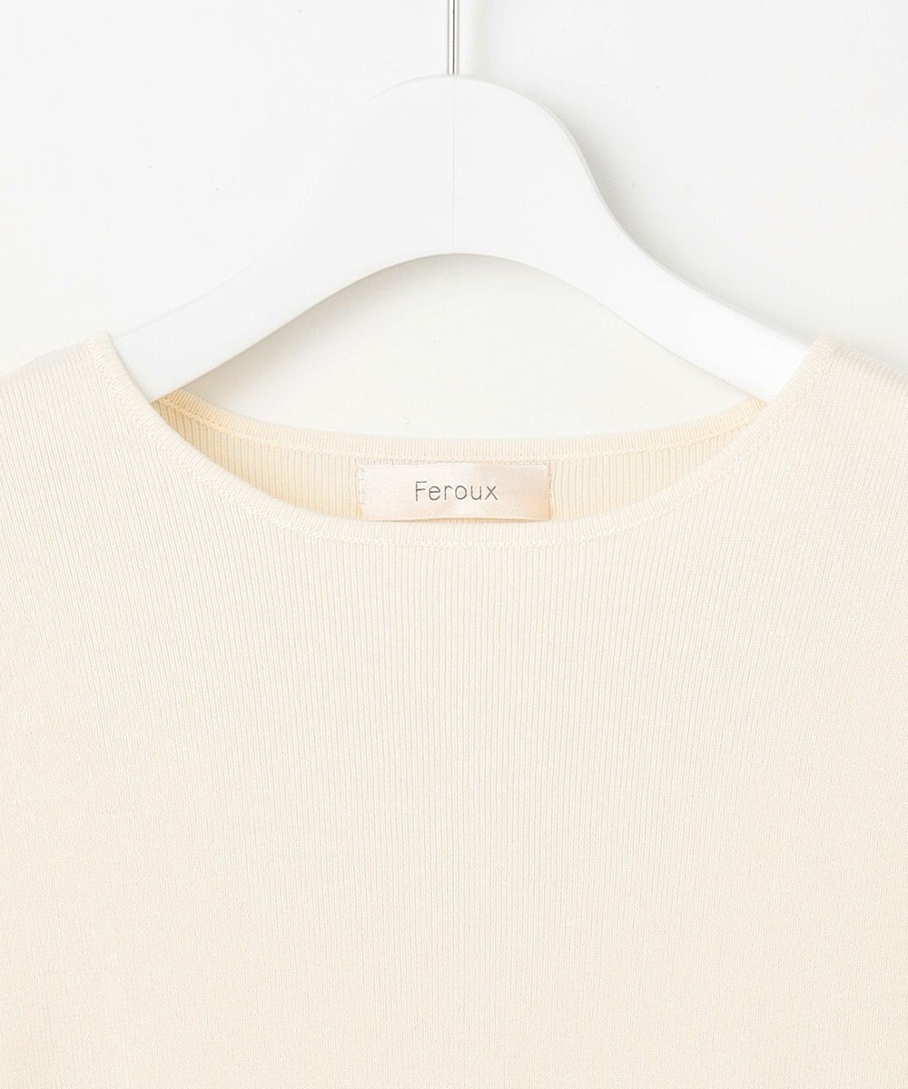 Feroux ブーケスリーブ ニットプルオーバー 