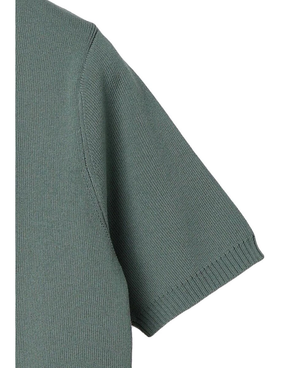 earth music&ecology 総針クルーネックハンソデプルオーバー 