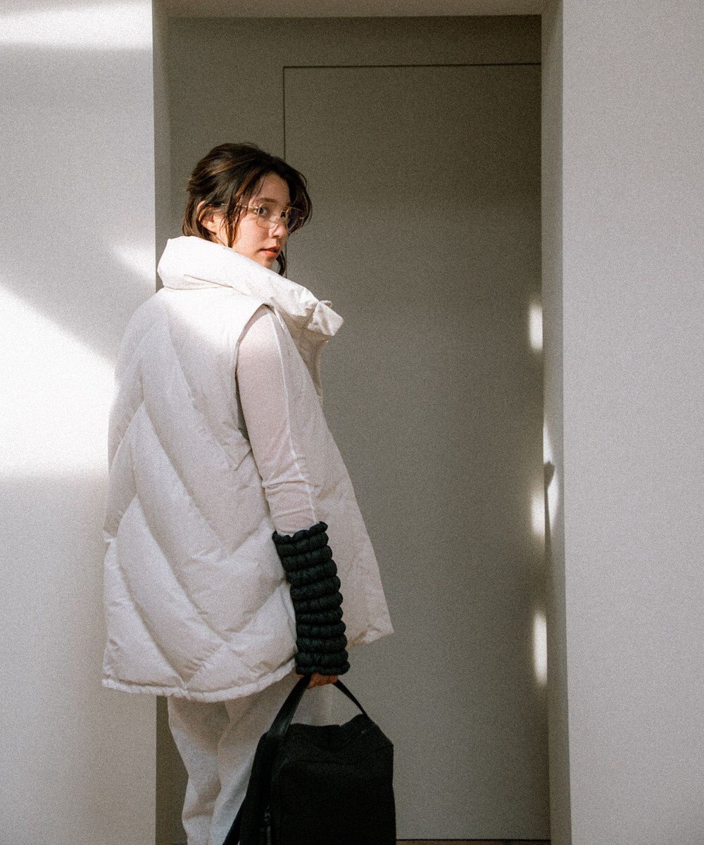 KWD 【日本製/高品質ダウン】STAND COLLAR DOWN VEST ダウンベスト 