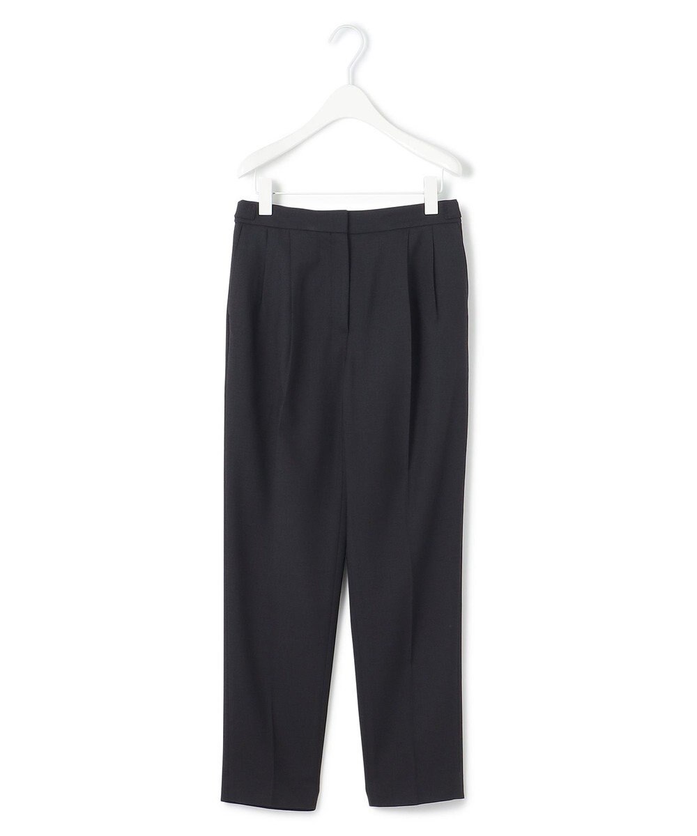 ICB L 【洗える】ウール2WAYストレッチ テーパードパンツ 