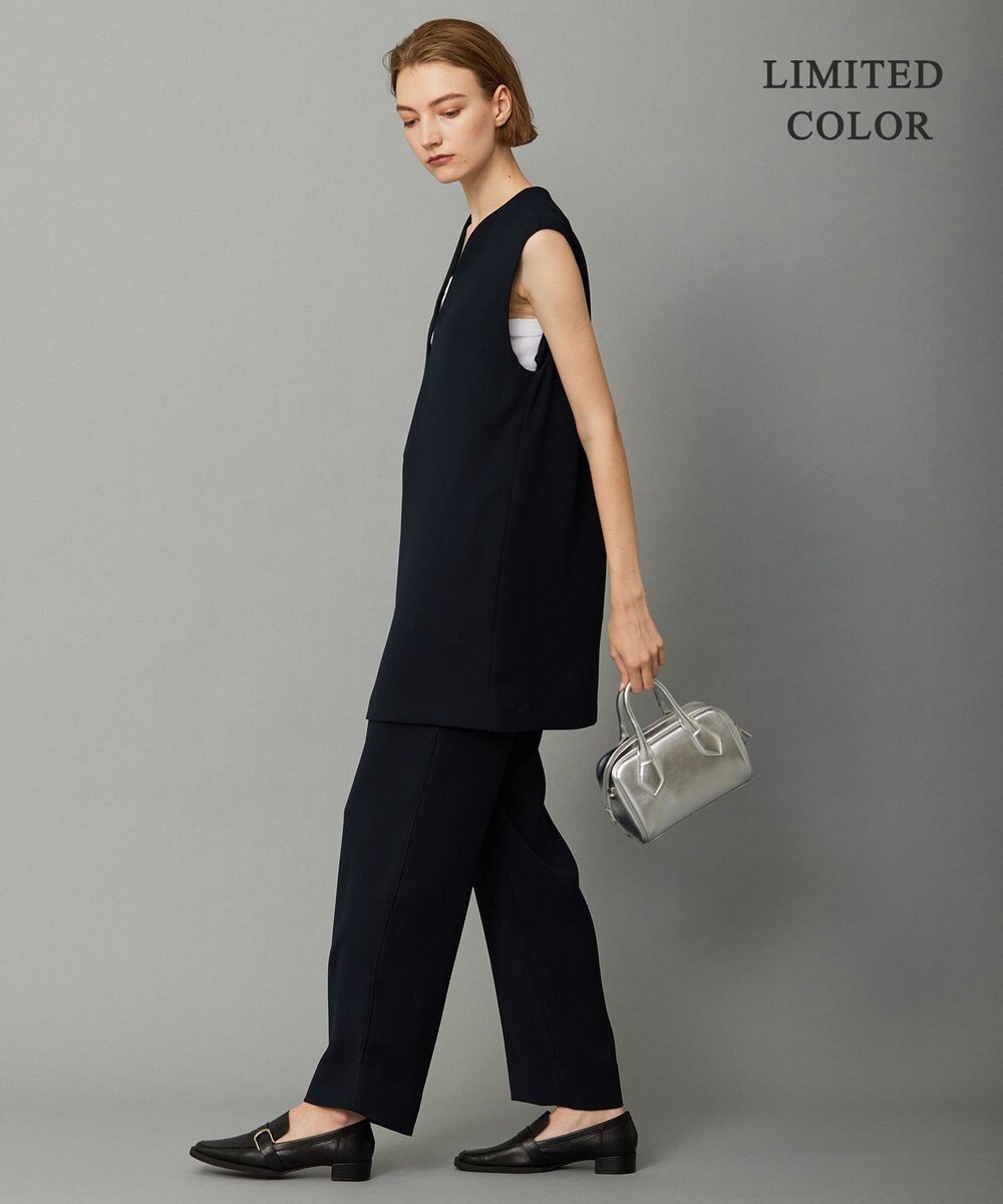 ICB L 【WEB限定カラーあり・洗える】 ライトダブルクロス べスト 