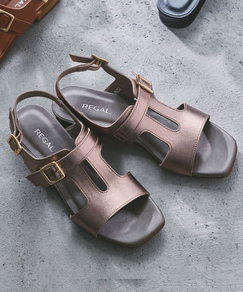 REGAL FOOT COMMUNITY 【リーガルレディース】F01S フラットサンダル 