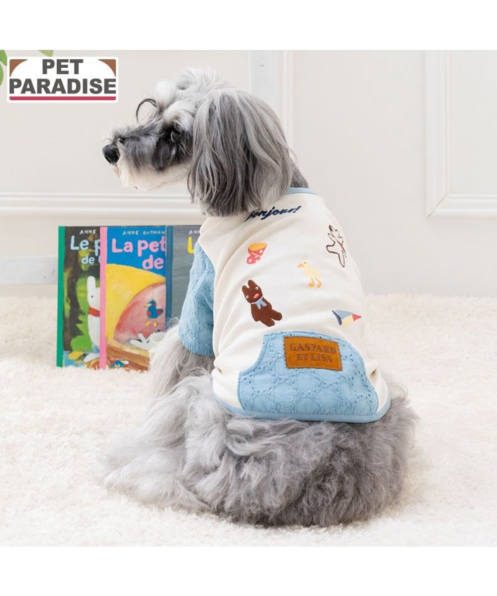 PET PARADISE リサとガスパール 刺繍 レース Ｔシャツ 小型犬 
