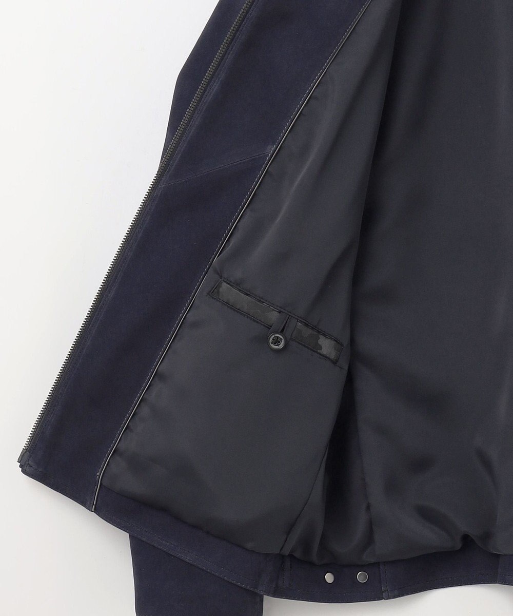 JOSEPH ABBOUD 【キングサイズ・スプリングレザー/スウェード】ゴートスウェード シングル ライダース 