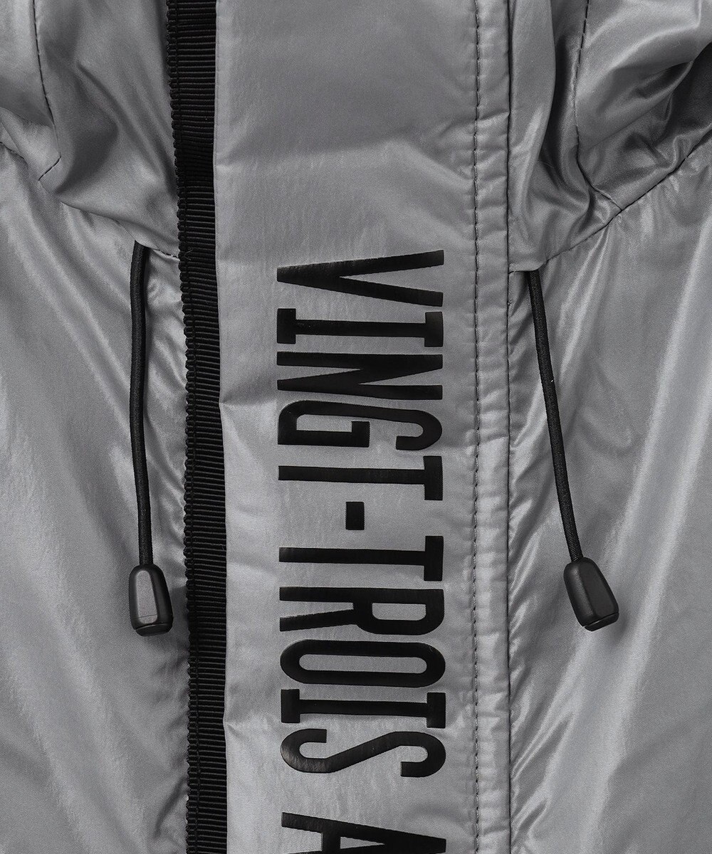 23区GOLF 機能中綿採用【MEN】【撥水】ナイロンタフタ フーテッド ブルゾン 