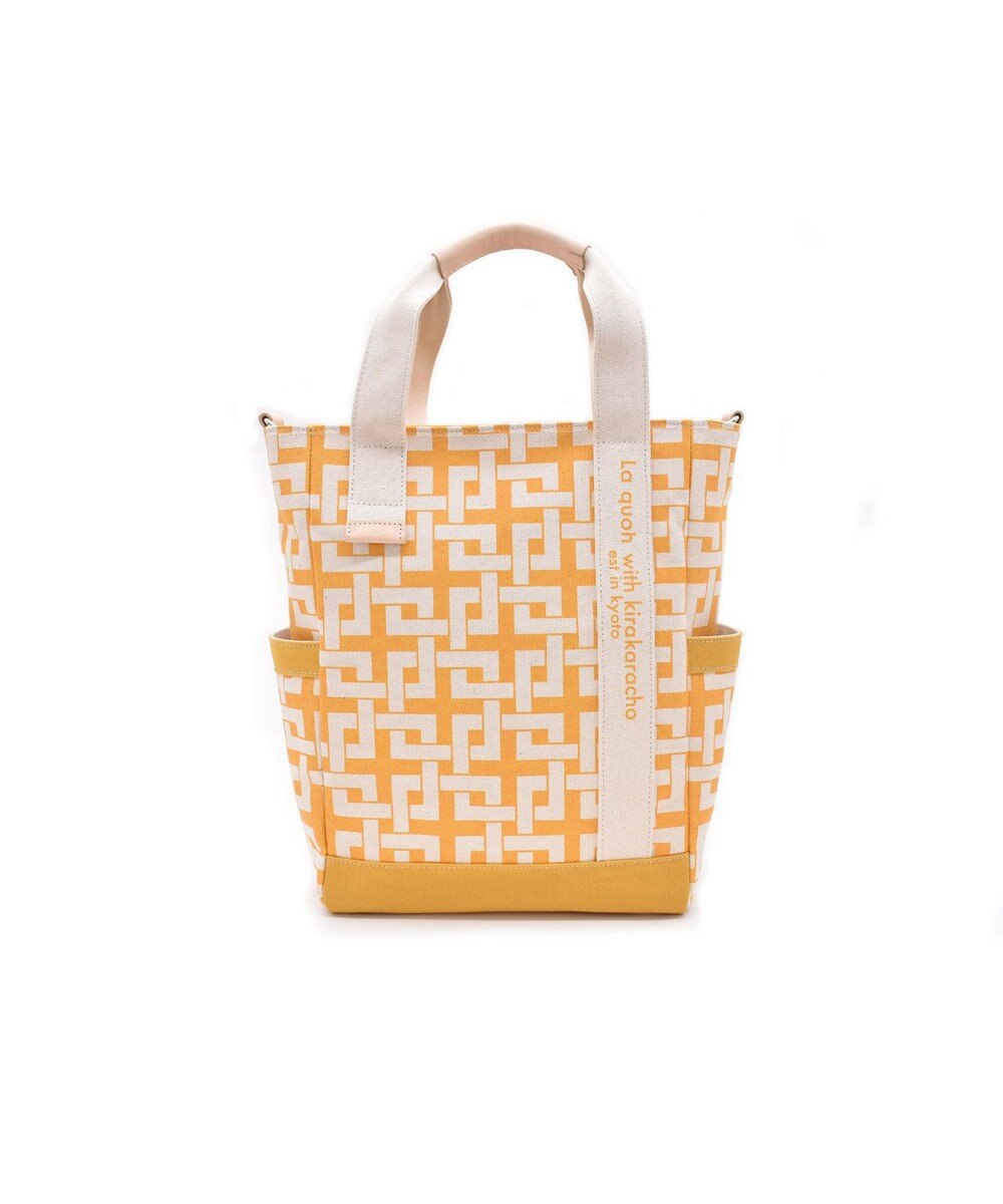 MIYABIYA La quoh with kirakaracho 帆布 2wayトート（L） 