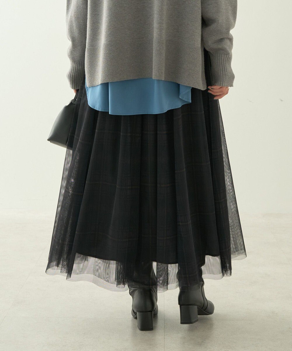 AMERICAN HOLIC チュールギャザースカート 