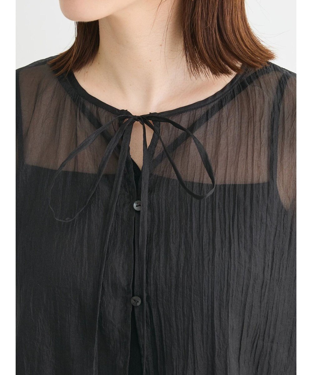 Green Parks ・ＥＬＥＮＣＡＲＥ　ＤＵＥ　２ｗａｙシアーブラウス 