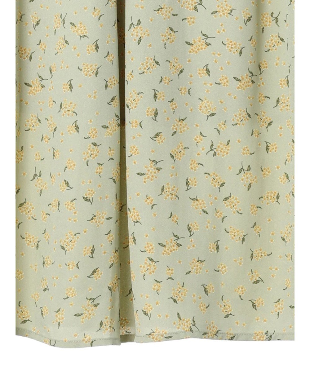 earth music&ecology キンモクセイ柄フレアスカート 