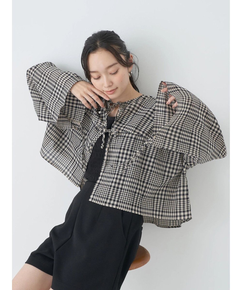 earth music&ecology ワッシャードロスト羽織りシャツ 