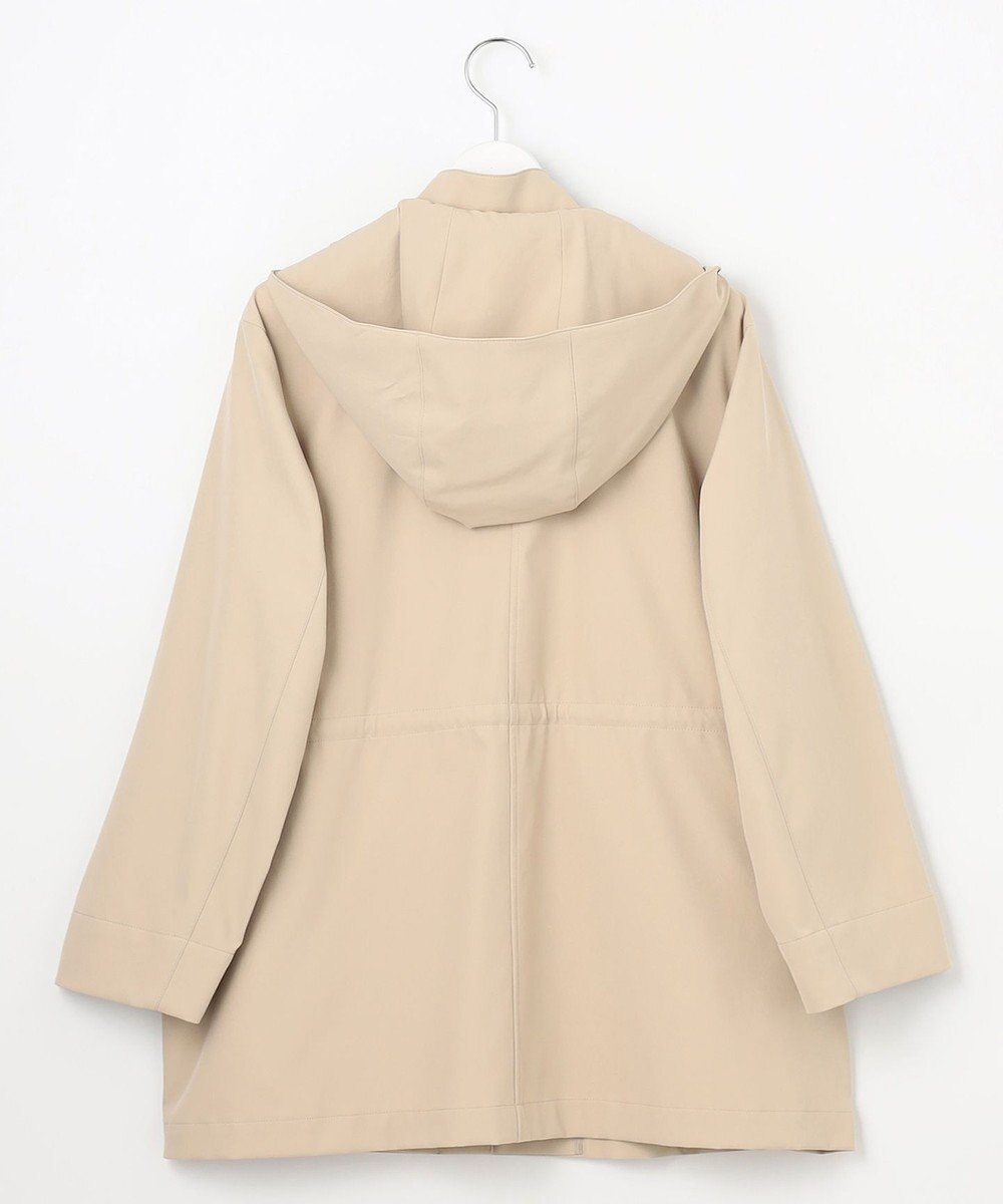 J.PRESS LADIES 【洗える・撥水】ドライツイルストレッチ フーディ アウター 