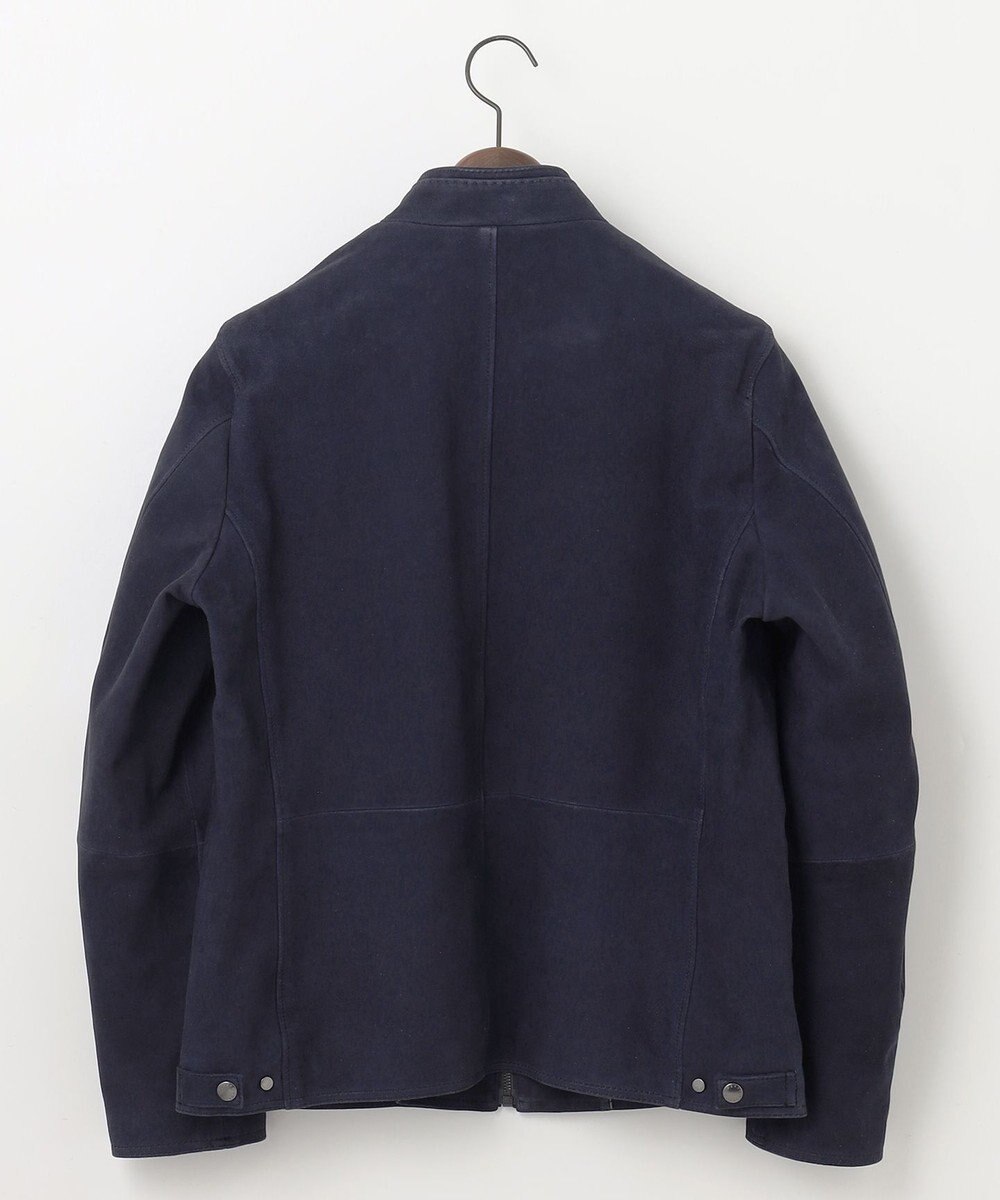 JOSEPH ABBOUD 【キングサイズ・スプリングレザー/スウェード】ゴートスウェード シングル ライダース 