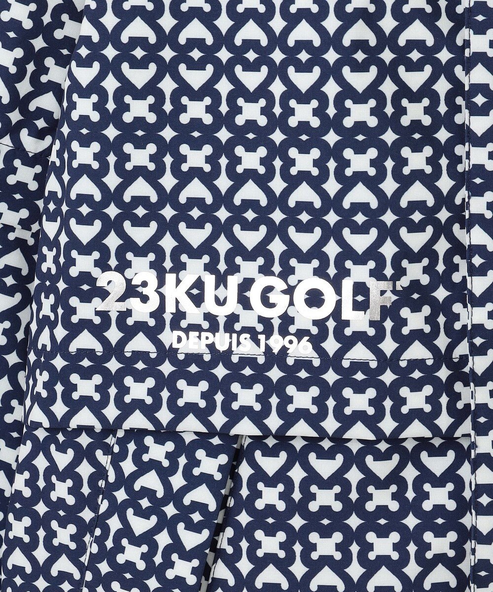 23区GOLF 【WOMEN】モノグラム ポケッタブルレインブルゾン 