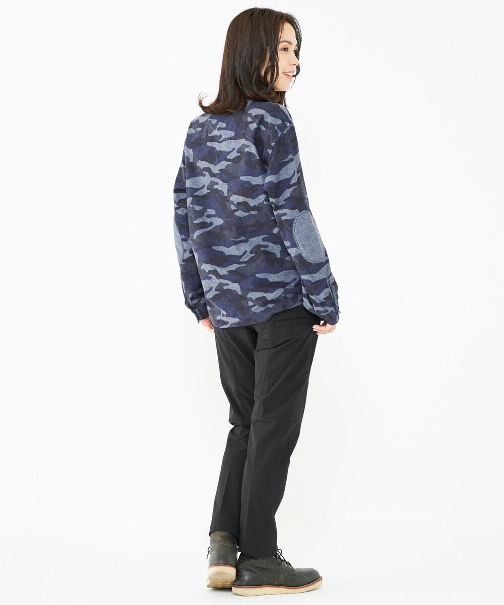 JOSEPH ABBOUD MOUNTAIN 【UNISEX】JOEコットンカモフラージュ シャツ 