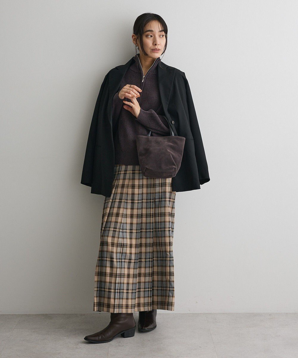 CRAFT STANDARD BOUTIQUE フロントプリーツスカート 