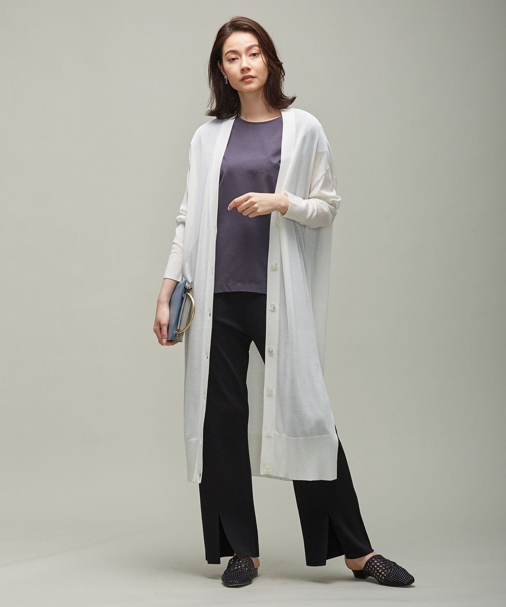 ICB L 【マガジン掲載】Stiffen ロング カーディガン（番号CH62） 