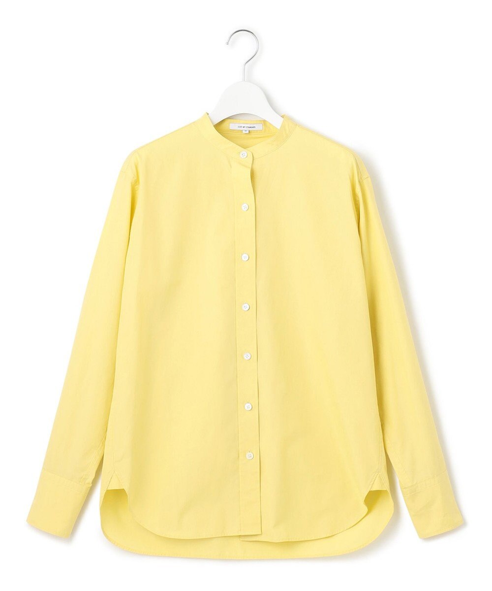 23区 【洗える】CANCLINI バンドカラー シャツ 