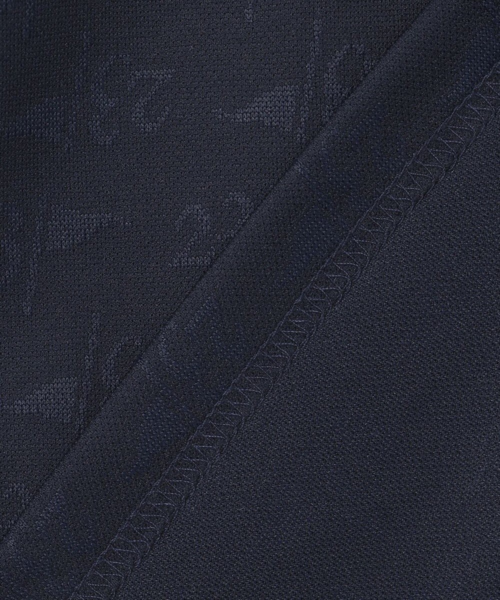 23区GOLF 【WOMEN】フラッグロゴジャガード ポロシャツ 