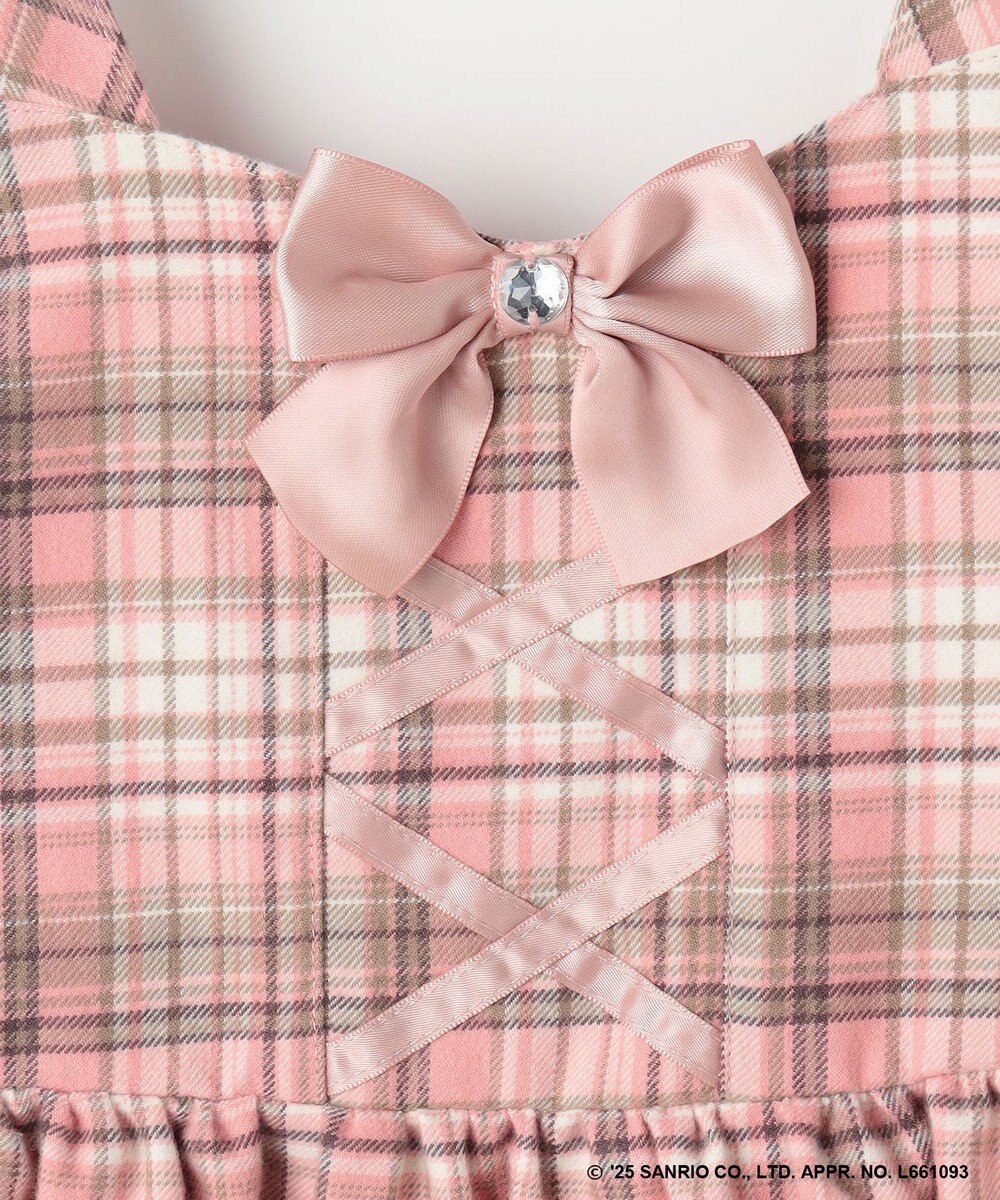 ANY KIDS 【マイメロディ＆クロミ×ANY KIDS】チェック ジャンパースカート 