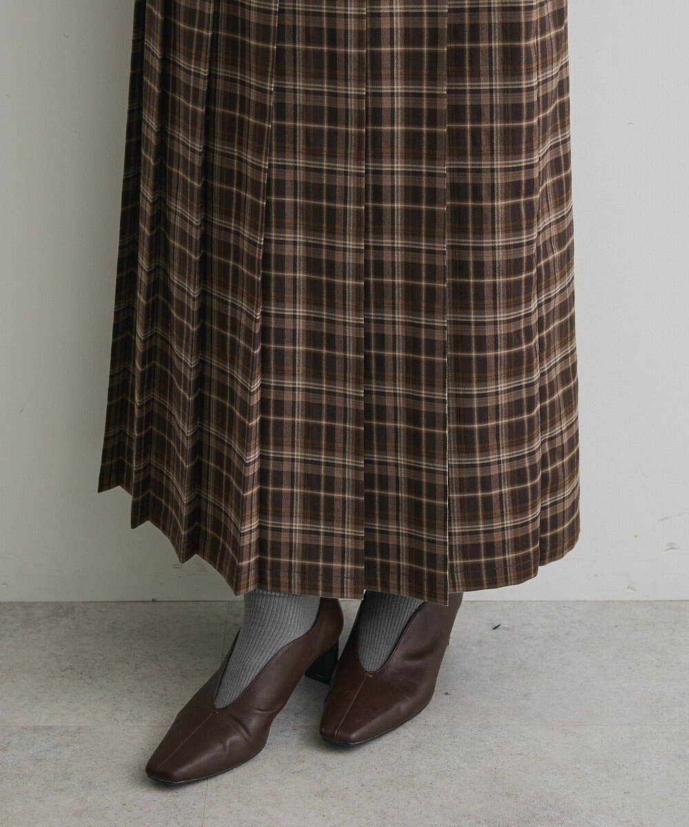 CRAFT STANDARD BOUTIQUE フロントプリーツスカート 